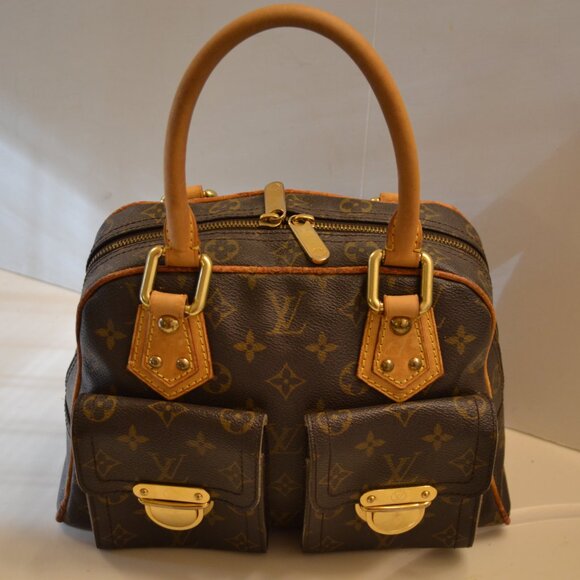 Authentic Louis Vuitton Manhattan PM Handbag with Authenticity Certificate (GUC) - Picture 2 of 13